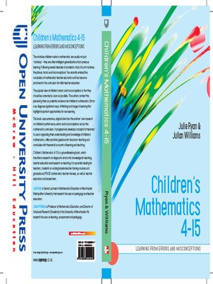 cover image of Children's Mathematics 4-15